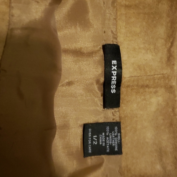 Vintage leather skirt - Picture 4 of 4